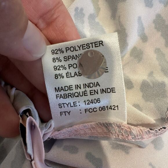 Jamie Sadock Golf Dress XL Sleeveless Pink Blue Abstract Colorful Luna Bright - Picture 10 of 12